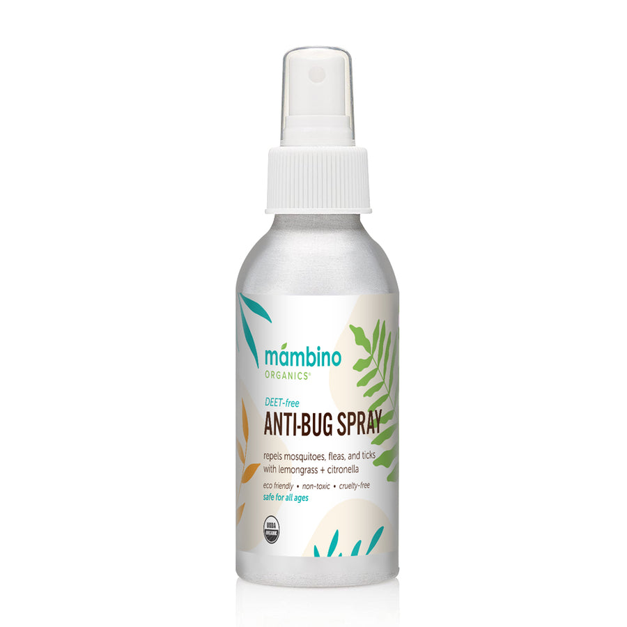 Our DEET-free Anti-Bug Spray on white